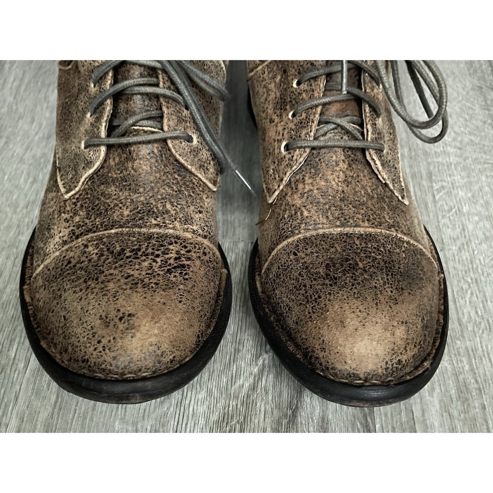 Born Crown Gilmore Distressed Leather Tall Riding Boots Women's Size 6 /EU36.5 - Picture 9 of 10